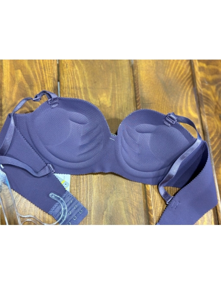 Lazer Kesim Tam Dolgu Hiç Sütyen TEN