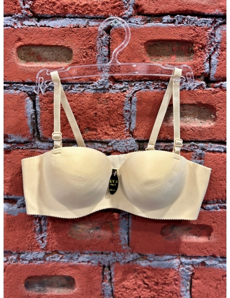 Lazer Kesim Tam Dolgu Hiç Sütyen TEN