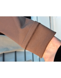 Lesa Wear Fitilli İçi Şardonlu Tayt KARAMEL 2