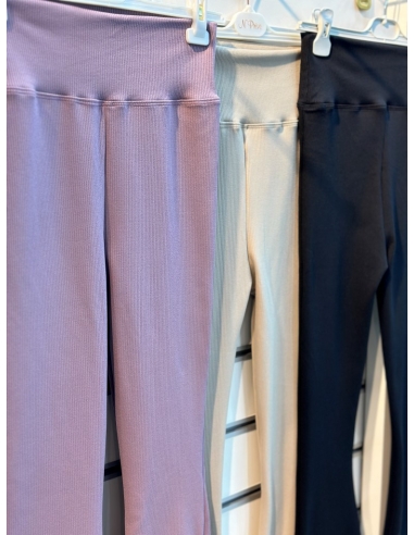 Lesa Wear Fitilli İçi Şardonlu İspanyol Tayt BEJ