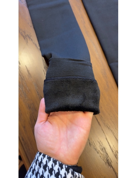 DAYMOD İçi Kürklü Kalın Tayt SİYAH