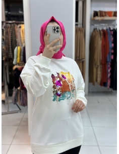 Levidor Sweat BEYAZ 270075