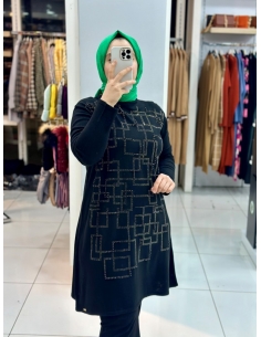 N Prive Triko Tunik 34034 siyah