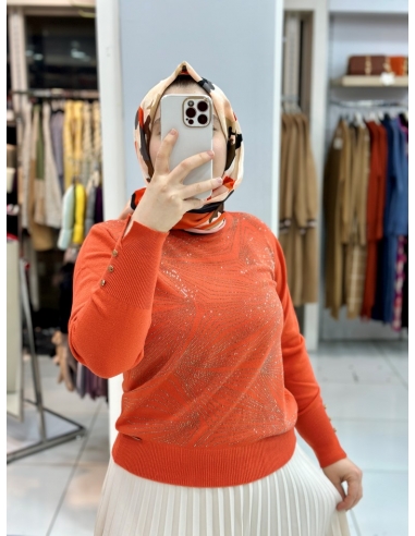 N Prive Triko Bluz 34022 oranj