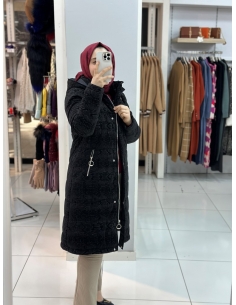 N Prive Şişme Mont 14079 siyah 2