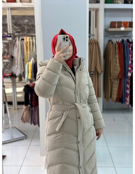 N Prive Şişme Mont 20003 taş