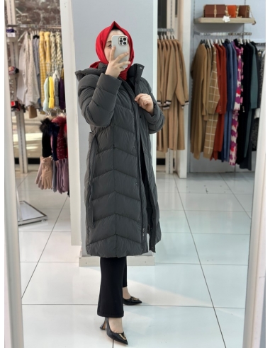 N Prive Şişme Mont 20003 gri