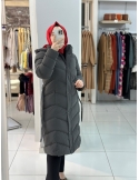 N Prive Şişme Mont 20003 gri
