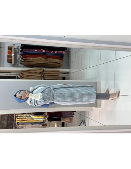 Zafina Kazayağı Kaşe Kaban İNDİGO