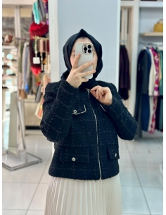 N prive Tüvit Ceket SİYAH 2
