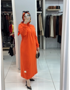 Levidor Elbise Turuncu