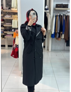 YML Trençkot 5151  SİYAH 2