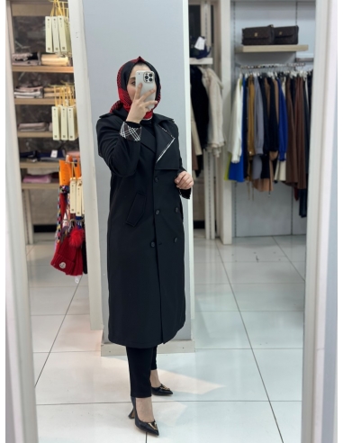 YML Trençkot 5151  SİYAH