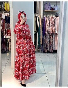 Armine Elbise kırmızı