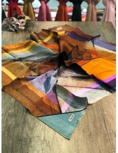 Aker Saf İpek Eşarp 1414