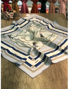 Aker Saf İpek Eşarp 6969