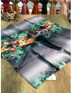 Aker Saf İpek Eşarp 6595