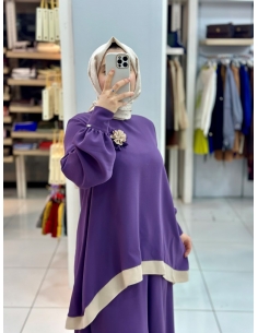 Levidor 2Li Takım Mor 2