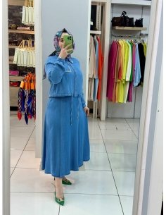 N Prive Tencel Kot Takım Taşlı