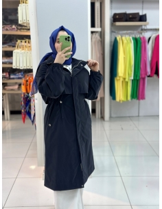 Levidor Midi Trençkot lacivert 530042