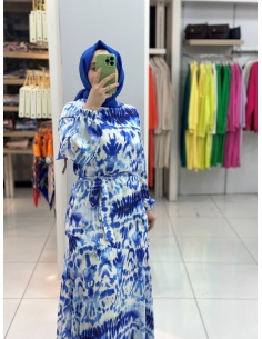 N Prive Saten Elbise 13154 2