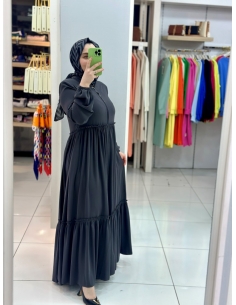 Musab Fırfır Ferace  7619 gri