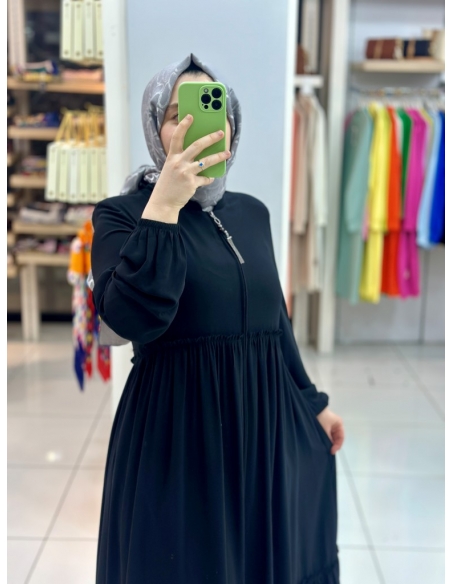 Musab Fırfır Ferace  7619 siyah