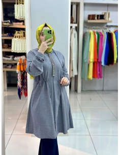 Musab İthal Keten Giyçık Kap 3673 gri