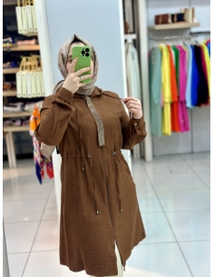 Musab İthal Keten Giyçık Kap 3673 kahve 2