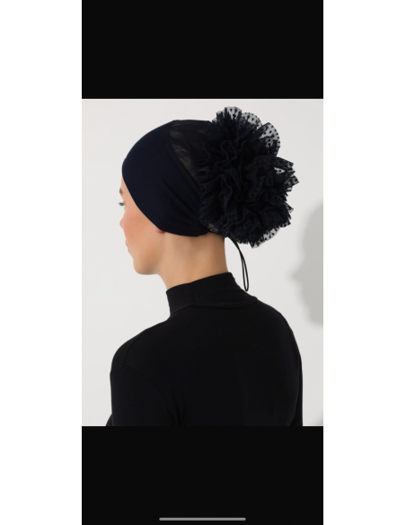 Ecardin Dikişsiz KLİPSLİ Güpürlü Bone