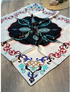 KMP SURA %100 İPEK EŞARP