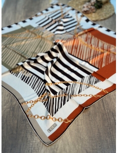 KMP SURA %100 İPEK EŞARP