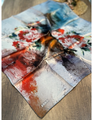 KMP SURA %100 İPEK EŞARP