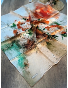 KMP SURA %100 İPEK EŞARP