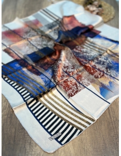 KMP SURA %100 İPEK EŞARP