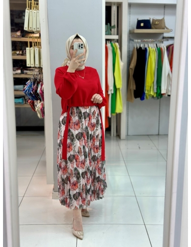 Levidor Plise Takım 2222 kırmızı