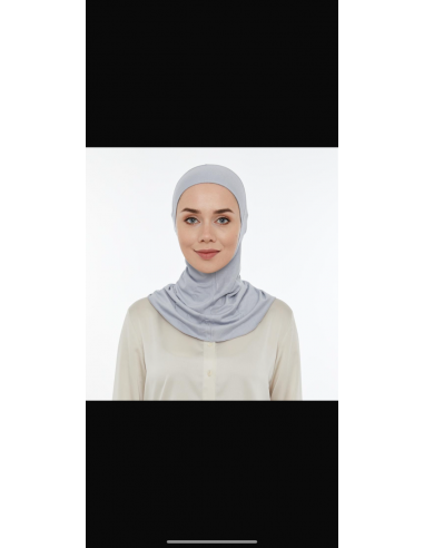Lavender Hijab Bone GRİ