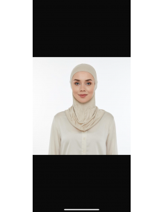 Lavender Hijab Bone Taş
