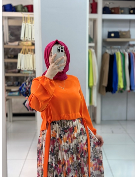 Plise Takım TURUNCU