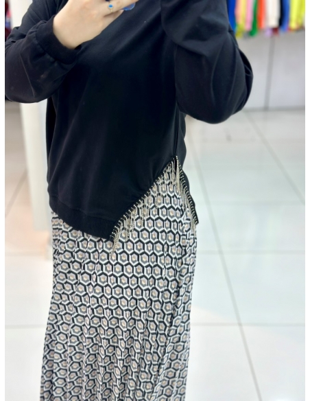 Levidor Taşlı Takım 130010 SİYAH