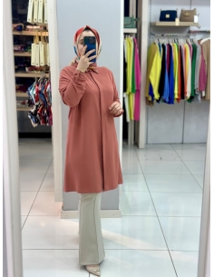 Levidor Krep Tunik 210097 ŞEFTALİ