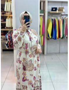 Levidor Pamuk Elbise 330217 PUDRA 2