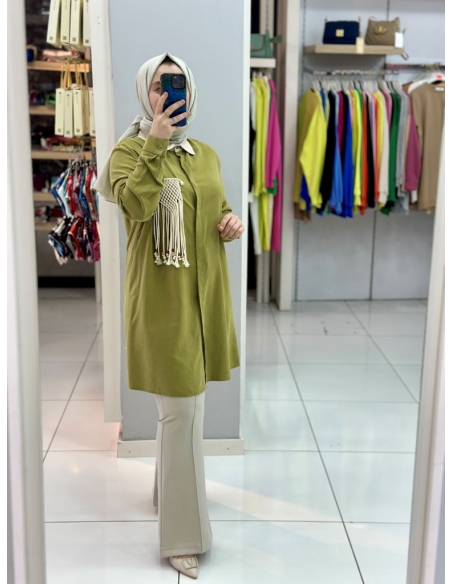 Kayra Tencel Tunik 21183 yeşil