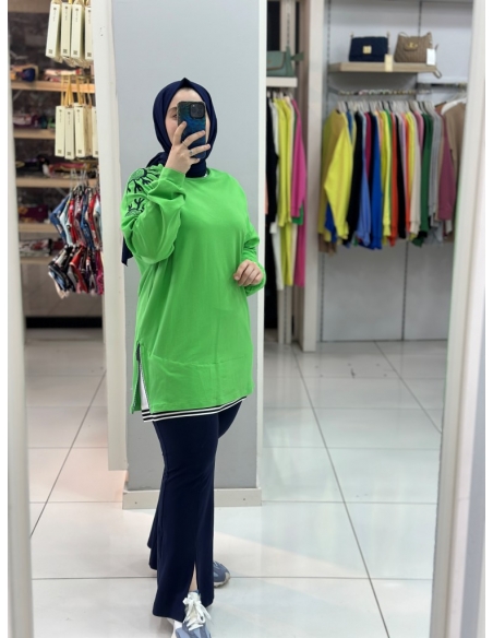 Kayra Sweat 31011 Yeşil