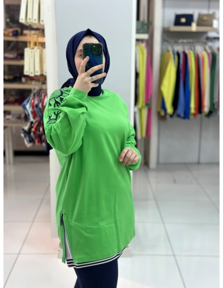 Kayra Sweat 31011 Yeşil