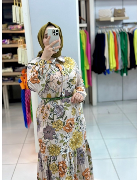 Levidor Pamuk Elbise 330215 YEŞİL