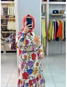 Levidor Pamuk Elbise 330215 NAR ÇİÇEĞİ 2