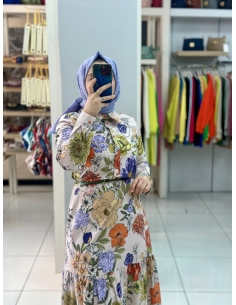 Levidor Pamuk Elbise 330215 MOR 2