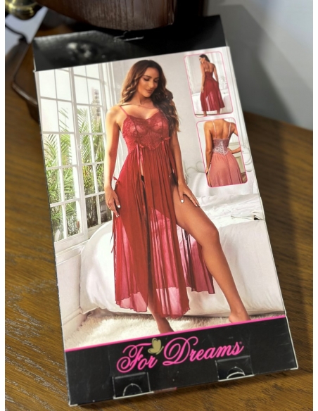 For Dreams  Fantazi Gecelik 8421 bordo