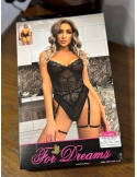 For Dreams  Fantazi Gecelik 8463 siyah